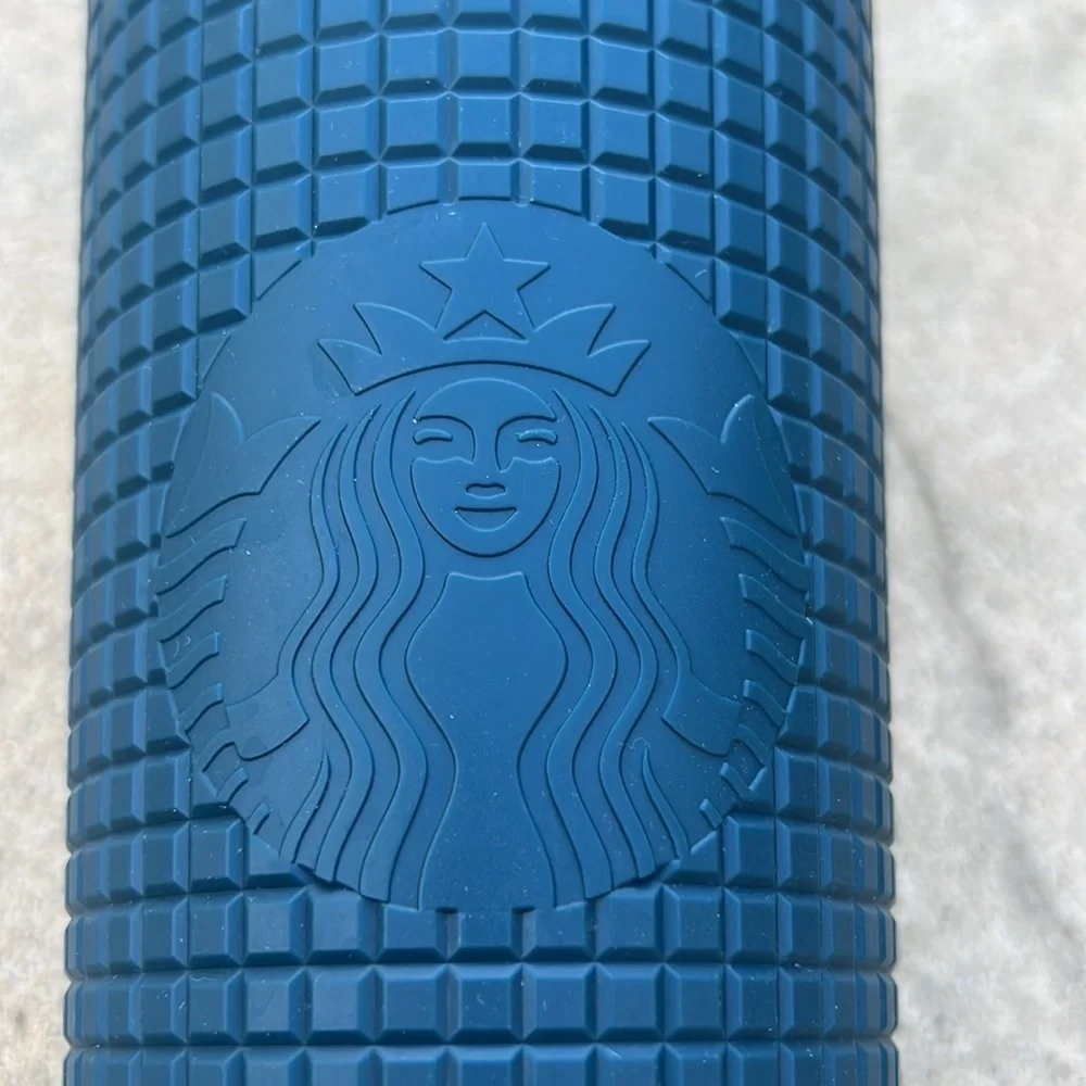 Starbucks Dark Green Jelly Studded 24oz Tumbler